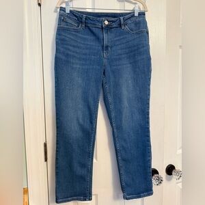Martha Stewart Women's Straight Leg Blue Jeans